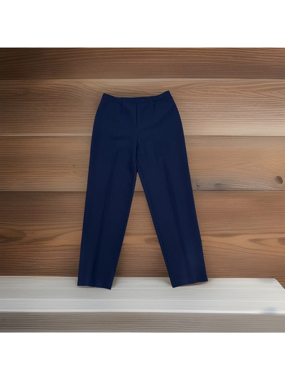 Pair Of Women’s Navy Slacks/ Trousers By Bend Over Size 16
